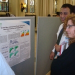 Luis Ortiz presenting his project in the Summer CREST Symposium of 2012